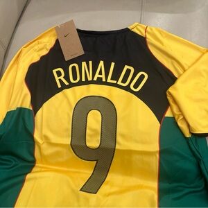R9 Ronaldo #9 Brazil 2004 Home Jersey  Total 90 FITS LARGE